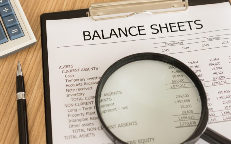 balance sheets